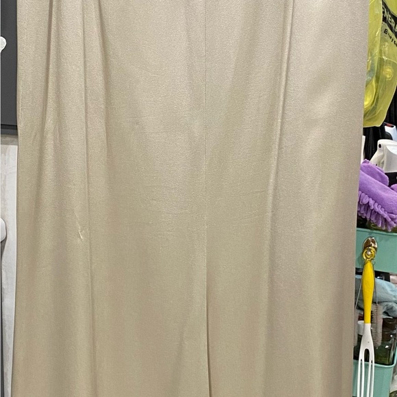 Marc Valvo collection satin skirt size 6 jacket appliqué size 8 sheen &shine 6/8 - Picture 3 of 10